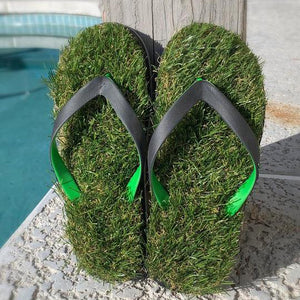 Grass Flip Flops