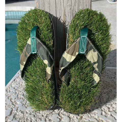 Grass Flip Flops